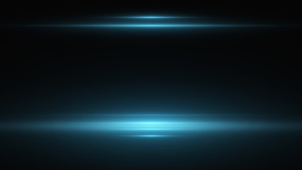 Blue glowing neon lines