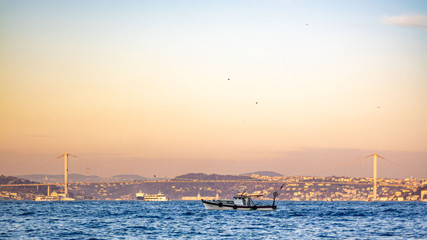 Fototapeta premium sunset in istanbul
