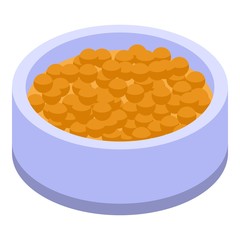Mustard balls icon. Isometric of mustard balls vector icon for web design isolated on white background