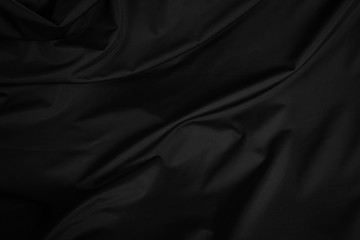 Black curtain background and texture