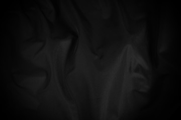Black curtain background and texture