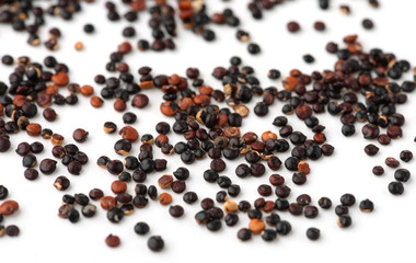 Black quinoa seeds