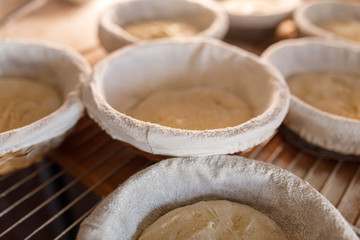 Brot Korb in der Backstube