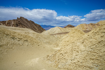 hikink the golden canyon - gower gulch circuit in death valley, california, usa