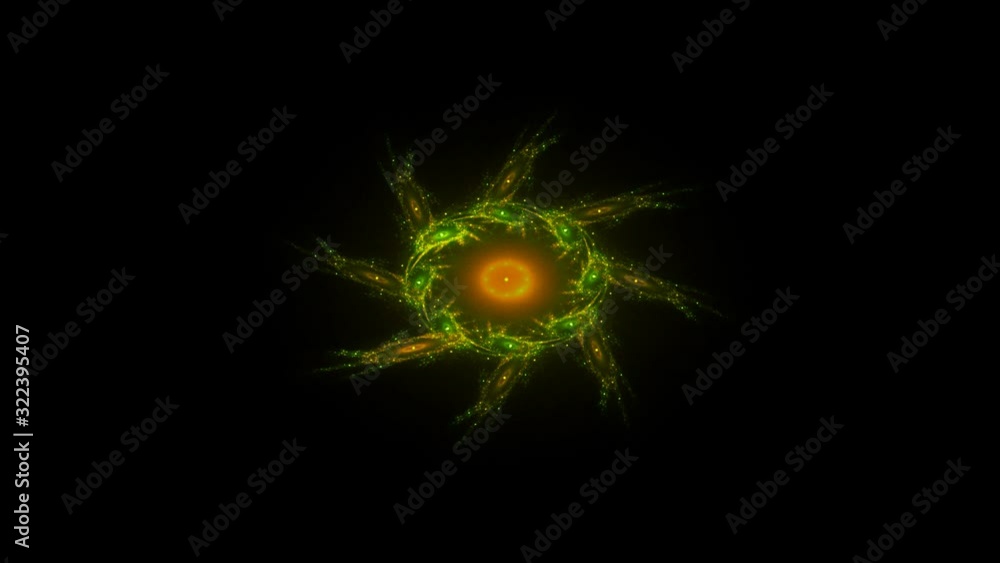 Poster plasma sphere swirl wave reality loop creative motion background. electric explosion energy ripple 3