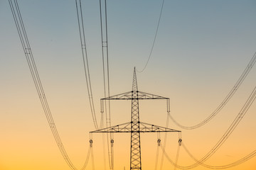 Hochspannungsleitung, Strom, Deutschland