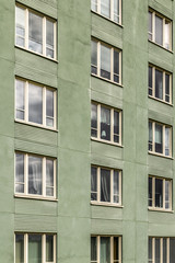 Windows of a green building