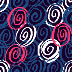 seamless spirals pattern