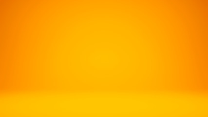 3D Illustration. Yellow seamless studio gradient background © Martin Piechotta
