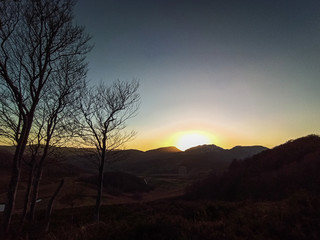 atardecer en las montañas de Espinosa 4