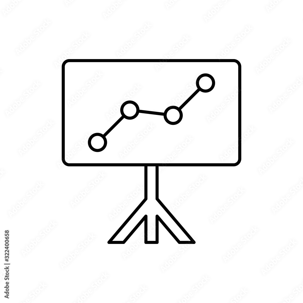 Poster analytics, chart, seo icon. simple line, outline vector elements of commerce icons for ui and ux, we