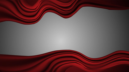 Realist empty vector fabric with grain texture, clean and minimalistic texture for web and print decoration.