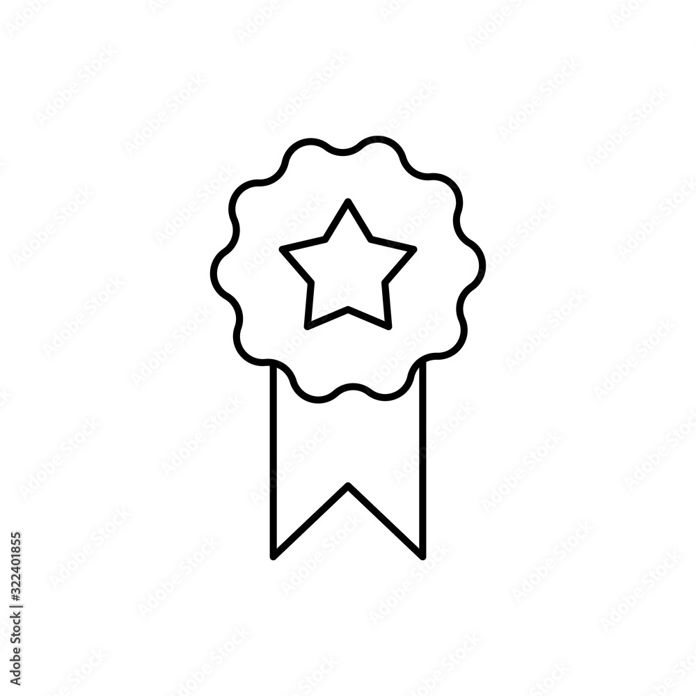 Poster badge, star, seo icon. simple line, outline vector elements of commerce icons for ui and ux, website
