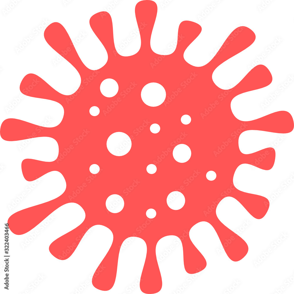 Poster corona virus vector. bacteria, microbes and virus, sign and symbols in flat design health with eleme