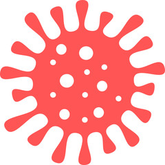 Corona Virus Vector. Bacteria, Microbes and Virus, sign and symbols in flat design health with elements for mobile concepts and web apps. Collection modern infographic logo and pictogram.