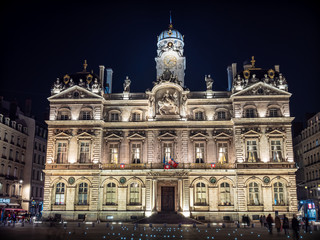 Fototapeta na wymiar City Hall Lyon