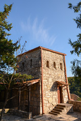 Fototapeta na wymiar Kutaisi, Georgia - September 26, 2018: Motsameta Monastery near Kutaisi