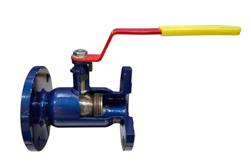 The image of the valve. Isolated on white.