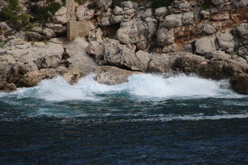 Crashing Waves in Croatia