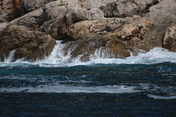 Waves on Croatian Coast
