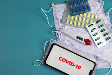 Coronavirus 2019-nCoV. Corona virus outbreaking. Epidemic virus Respiratory Syndrome. China.