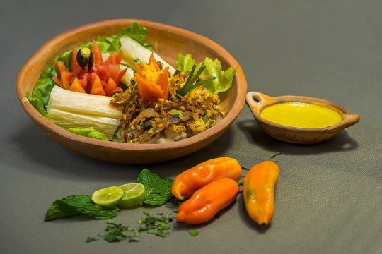 Peruvian food cecina shilpida cajabamba cajamarca