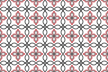 Seamless pattern with abstract geomatric vector, Simple Arabic Style Decoration