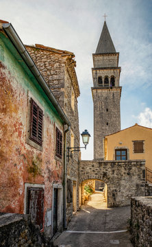 Romanesque church St. Rok in Pican, Istria, Croatia