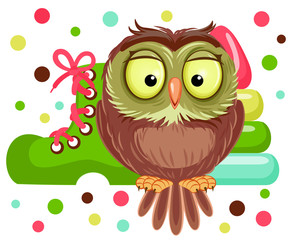 Owl with Wooden Toys Kids Montessori Educational Toys Children Wooden Toys Toddler Lacing Shoes Early Education