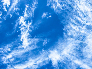 blue sky with white clouds