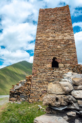 Fototapeta premium verlassene burg in georgien