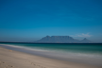Fototapeta na wymiar Table Mountain Long Exposure - Cape Town