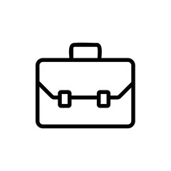 baggage icon vector. Thin line sign. Isolated contour symbol illustration