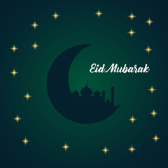 Fototapeta premium Ramadan Kareem Design Background. Vector Illustration for greeting card, poster and banner.