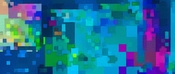 Contemporary abstraction wall art print, modern beautiful pattern background, fashion fantasy style oil painting artwork, volume brush strokes on canvas, colorful artistic print or poster