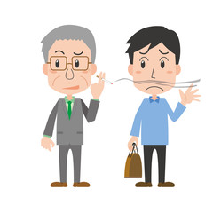 タバコ　高齢者　煙　副流煙　被害　嫌煙　男性