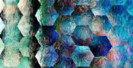 Abstract design pattern in happy bright colors, warm volume brush strokes on canvas, template backdrop for print flyers, banners, advertising production, invitations and cards, web graphic background