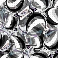 color abstract ethnic seamless pattern in graffiti style with elements of urban modern style