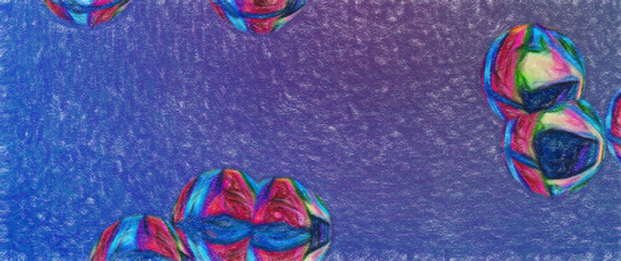 Fototapeta premium Colorful oil painting abstract art texture with brush strokes. Vintage Style background with space for text. Good for banner, design work and advertising or commercial. Can be printed in very big size