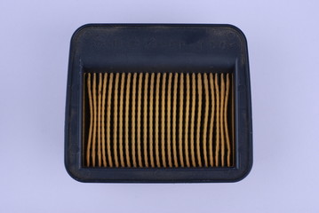air filter on white background