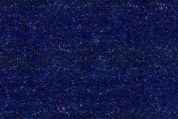 Abstract background with highlights and garlands on dark blue background