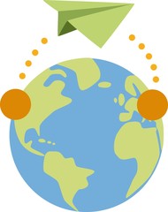 IT data newsletter network concept