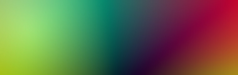 Colorful banner background with harmonic rainbow colors in a beautiful gradient - Abstract horizontal wallpaper
