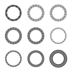 Classic Oriental Chinese Ornament Frame Vintage Border Art Decorative