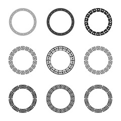 Classic Oriental Chinese Ornament Frame Vintage Border Art Decorative