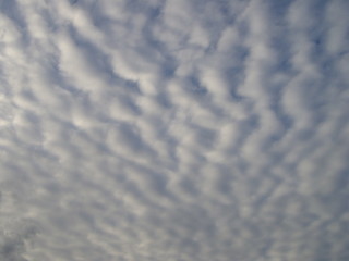 Wolkenformation am Himmel
