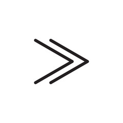 next arrow icon design vector logo template EPS 10
