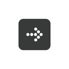 next arrow icon design vector logo template EPS 10