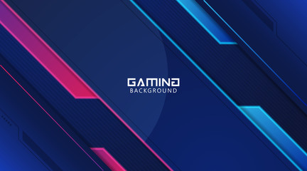Futuristic Abstract Gaming Wallpaper Background Vector