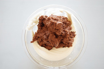 チョコレートケーキ作り